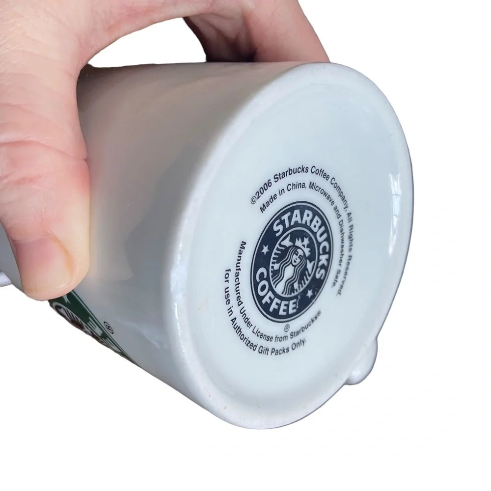 Starbucks Coffee Mug Cup Mermaid Siren Logo 2006